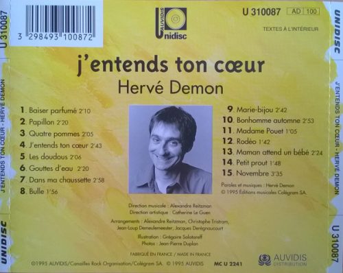 Hervé Demon - J'entends Ton Coeur (CD)