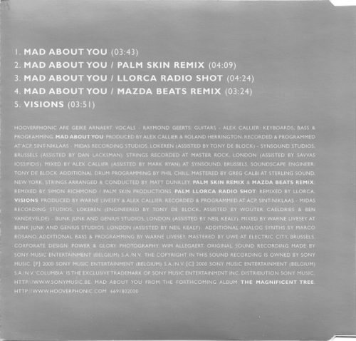 Hooverphonic - Mad About You (CDs)