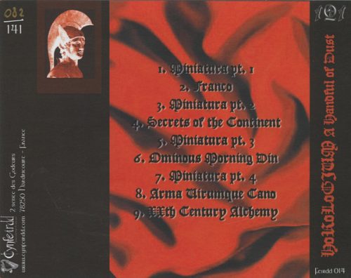 Horologium - A Handful Of Dust (CD-R)