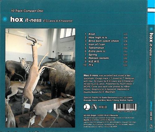 Hox - It-ness (CD)