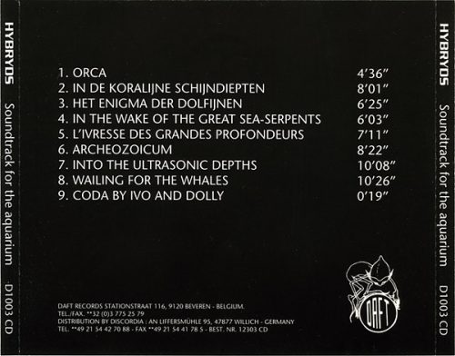 Hybryds - Soundtrack For The Aquarium - Antwerp Zoo (CD)