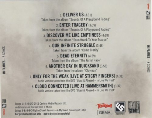 In Flames - 8 Songs (CD)