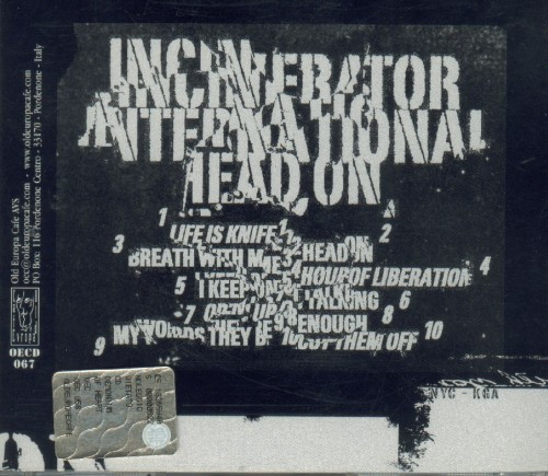 Incinerator International - Head On (CD)
