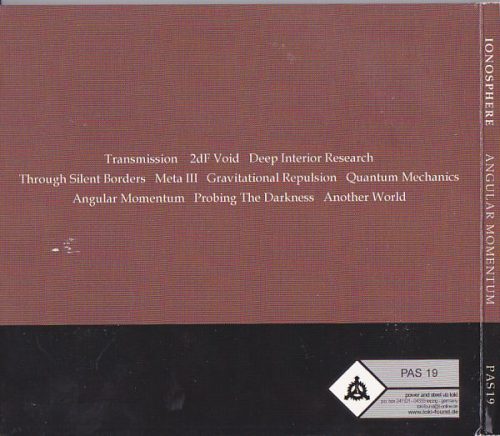 Ionosphere - Angular Momentum (CD)
