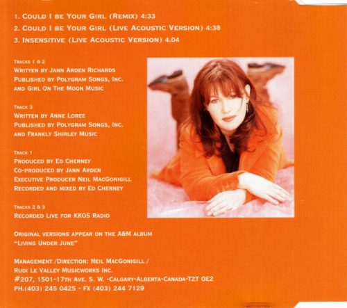 Jann Arden - Could I Be Your Girl (CDs)