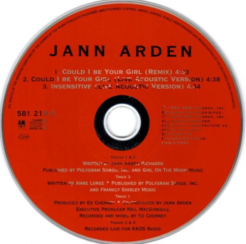 Jann Arden - Could I Be Your Girl (CDs)