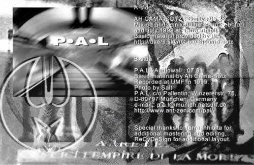 Ah Cama-Sotz / P·A·L - Guilty / Audiowall (7")