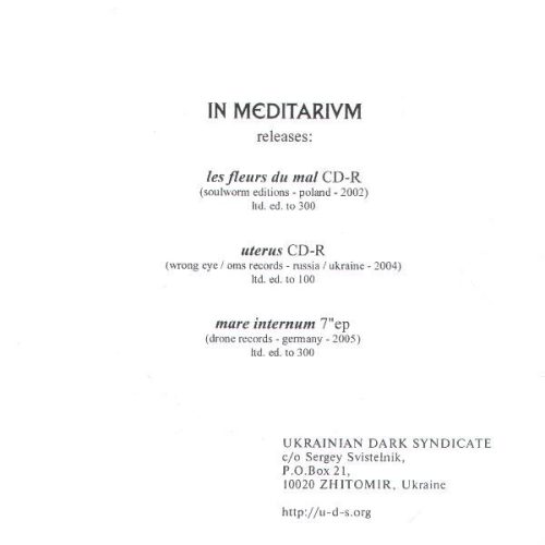 In Meditarium - Mare Internum (7")