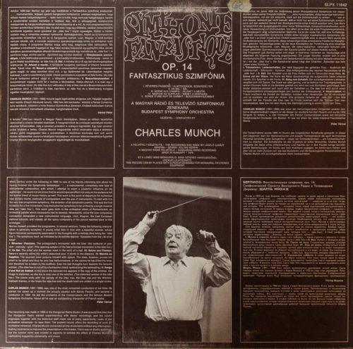Hector Berlioz, Budapest Symphony Orchestra, Charles Munch - Symphonie Fantastique (Vinyl)