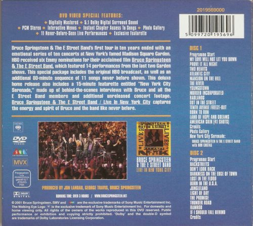 Bruce Springsteen & The E-Street Band - Live In New York City (2DVD)