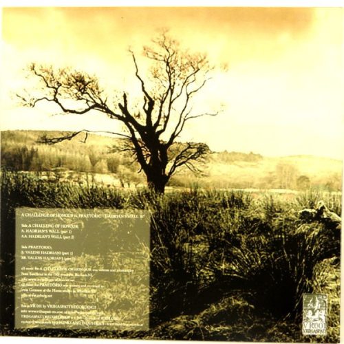 A Challenge Of Honour vs Praetorio - Hadrian's Wall (10")