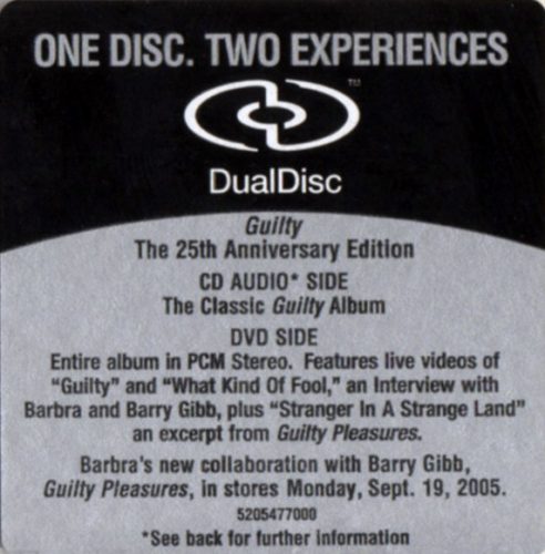 Barbra Streisand - Guilty (DualDisc, CD+DVD)