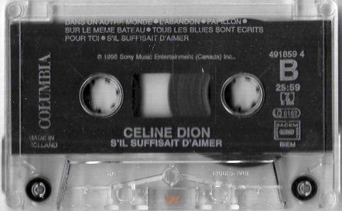 Céline Dion – S'il Suffisait D'aimer (Kazetta)