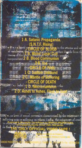 Diabolos Rising - Blood, Vampirism And Sadism (VHS)