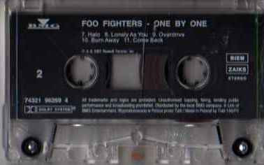 Foo Fighters - One By One (Kazetta)