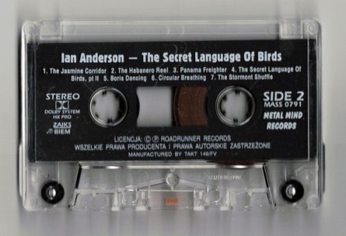Ian Anderson - The Secret Language Of Birds (Kazetta)