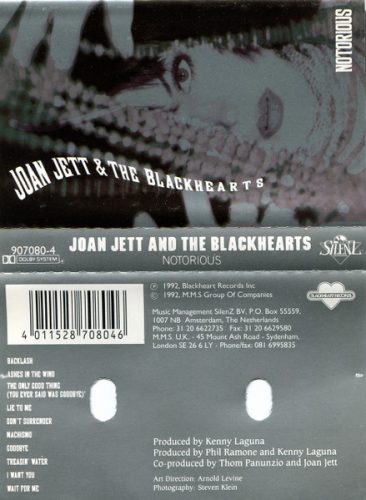Joan Jett & The Blackhearts - Notorious (Kazetta)