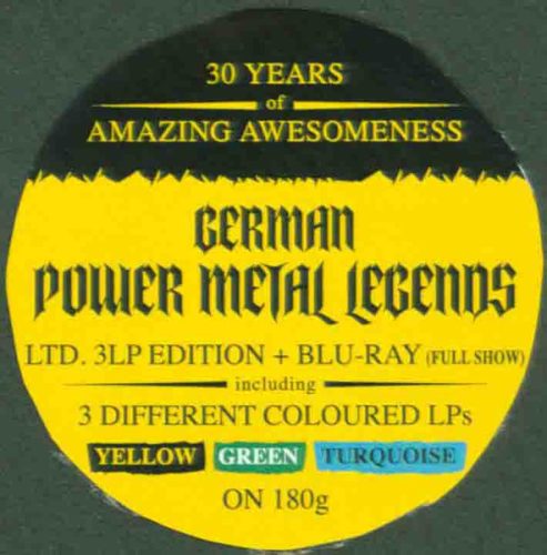 Gamma Ray - 30 Years Live Anniversary (3LP/Yellow, Green, Turquoise Vinyl + Blu-Ray)