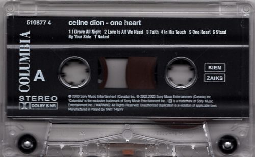 Celine Dion - One Heart (Kazetta)