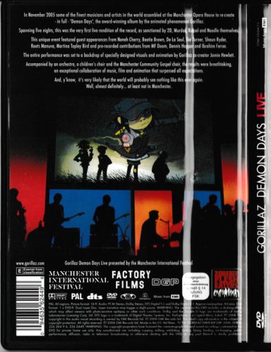 Gorillaz - Demon Days Live At The Manchester Opera House (DVD)