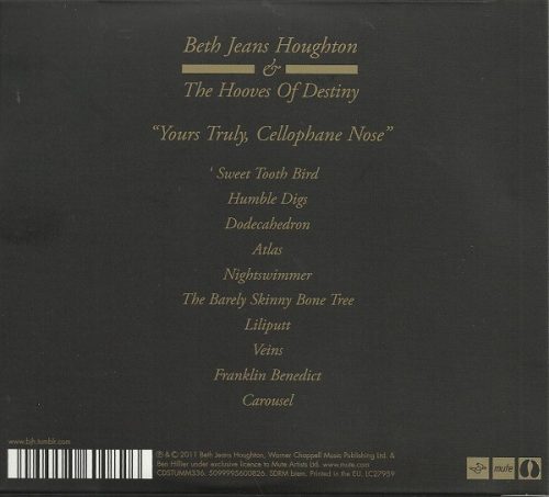Beth Jeans Houghton & The Hooves Of Destiny - Yours Truly, Cellophane Nose (CD)