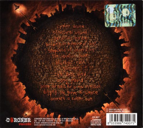 Disarmonia Mundi - The Isolation Game (CD)
