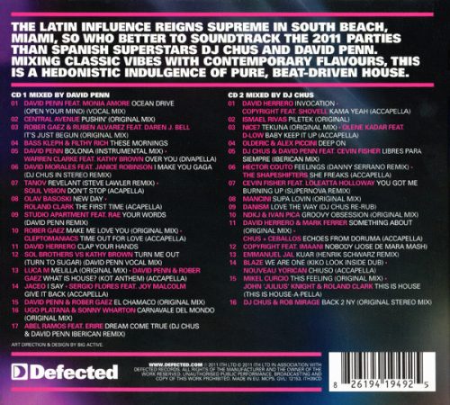 DJ Chus & David Penn - Defected In The House (Miami '11) (2CD)