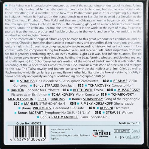 Fritz Reiner & Chicago Symphony Orchestra - Fritz Reiner & The Chicago Symphony Orchestra: Milestones Of A Legendary Conductor (10CD BOX)