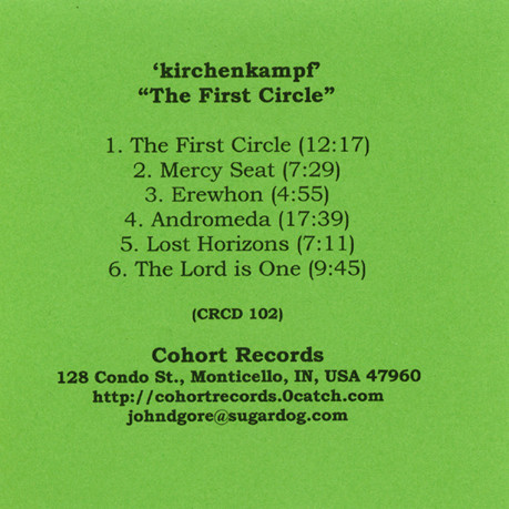 'kirchenkampf' - The First Circle (CD-R)