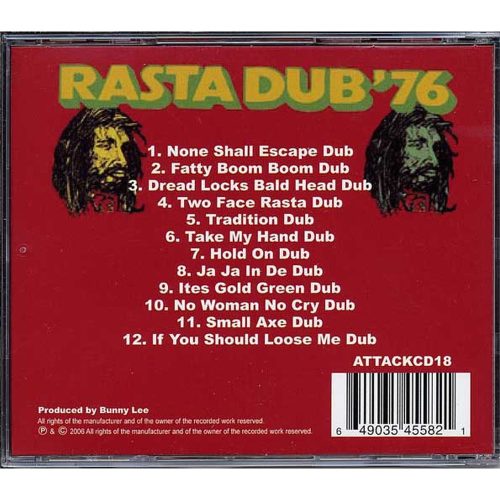The Aggrovators - Rasta Dub '76 (CD)