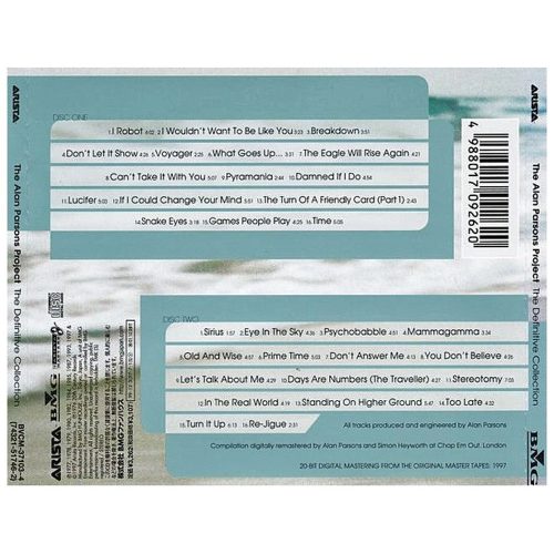 The Alan Parsons Project - The Definitive Collection (2× CD)