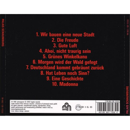 Palais Schaumburg - Palais Schaumburg (CD)