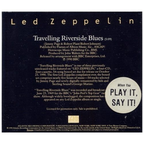 Led Zeppelin - Travelling Riverside Blues (CDs)