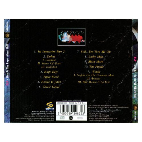 Emerson, Lake & Palmer - Live At The Royal Albert Hall (CD)