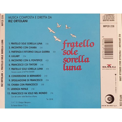 Riz Ortolani - Fratello Sole, Sorella Luna (CD)