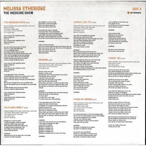 Melissa Etheridge - The Medicine Show (LP vinyl)
