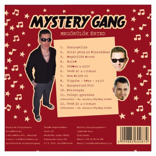 Mystery Gang - Megőrülök érted (CD)