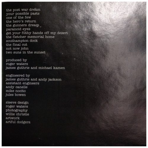 Pink Floyd - The Final Cut (CD)