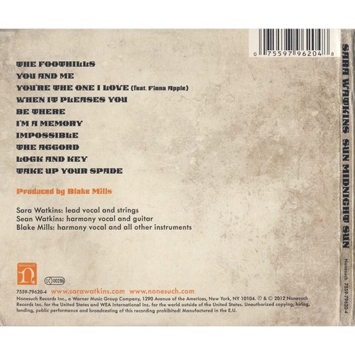 Sara Watkins - Sun Midnight Sun (CD)