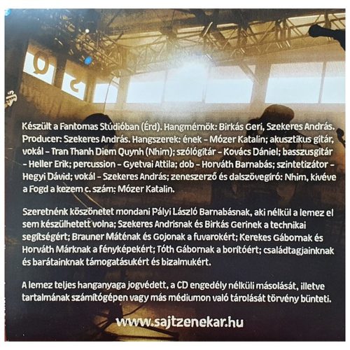 Sajt - Korong (CD-R)