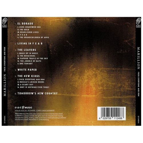 Marillion - FEAR (F*** Everyone And Run) (CD)