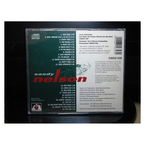 Sandy Nelson - Sandy Nelson Plays Teen Beat / He's A Drummer Boy (CD)