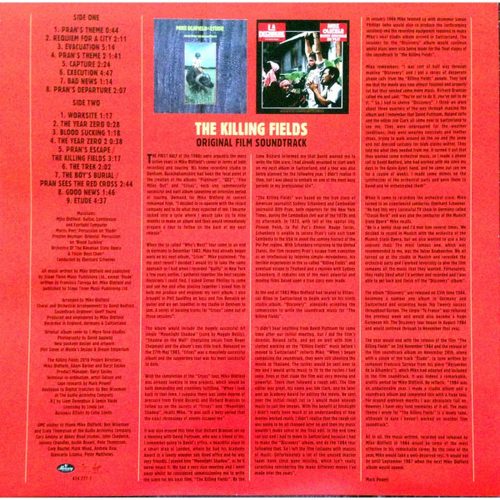 Mike Oldfield - The Killing Fields (Original Film Soundtrack) (LP vinyl)