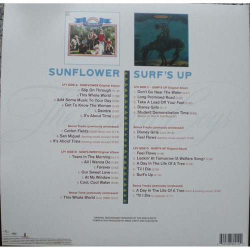 The Beach Boys - Feel Flows (The Sunflower & Surf's Up Sessions • 1969 - 1971) (2× LP vinyl)