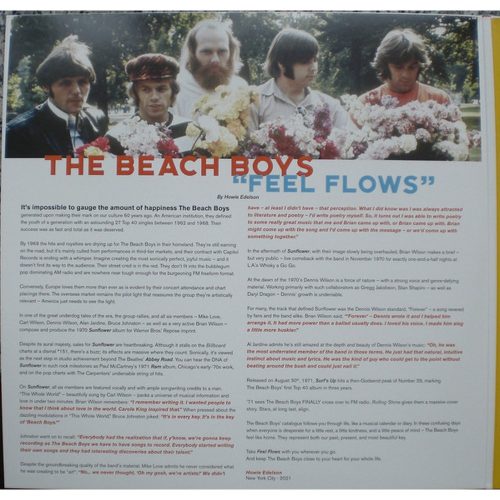 The Beach Boys - Feel Flows (The Sunflower & Surf's Up Sessions • 1969 - 1971) (2× LP vinyl)