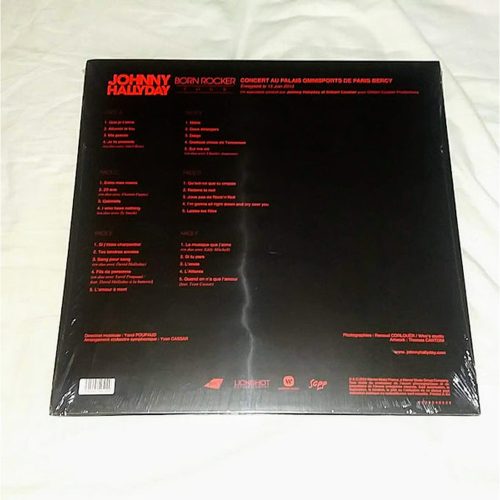 Johnny Hallyday - Born Rocker Tour - Concert Au Palais Omnisports De Paris Bercy (3× LP vinyl)