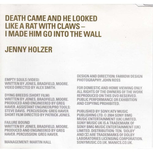 Manic Street Preachers - Empty Souls (DVD)
