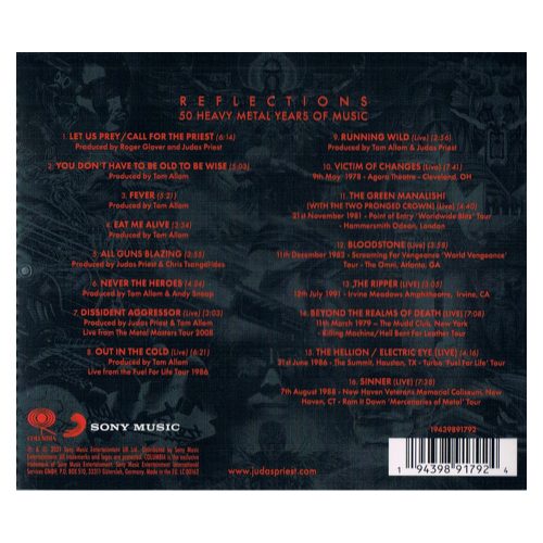 Judas Priest - Reflections - 50 Heavy Metal Years Of Music (CD)