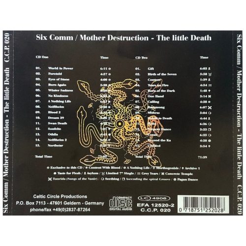 Six Comm / Mother Destruction - The Little Death (2× CD)