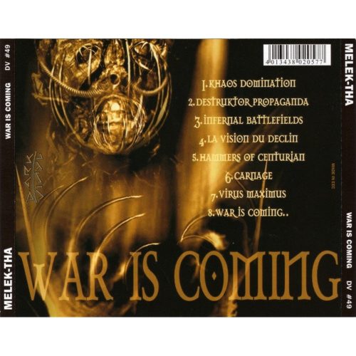 Melek-Tha - War Is Coming (CD)